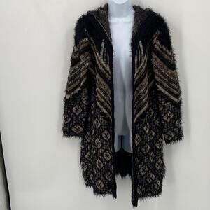 BCBG Maxazria Long Hooded Cardigan